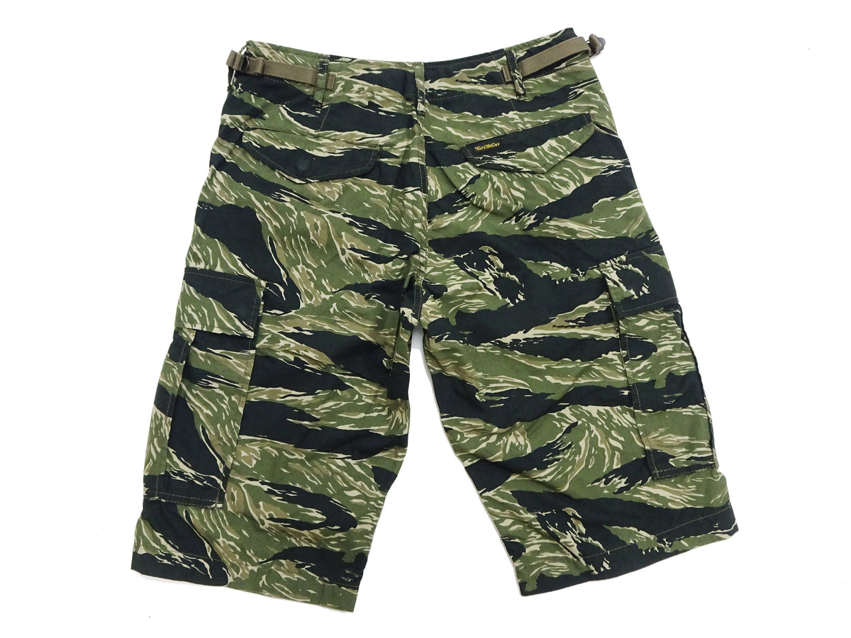TOYS McCOY Cargo Shorts Men's Classic U.S. Army Fatigue-Inspired Casual Short Pants TMP1802 161 Tiger Stripe Camouflage Pattern