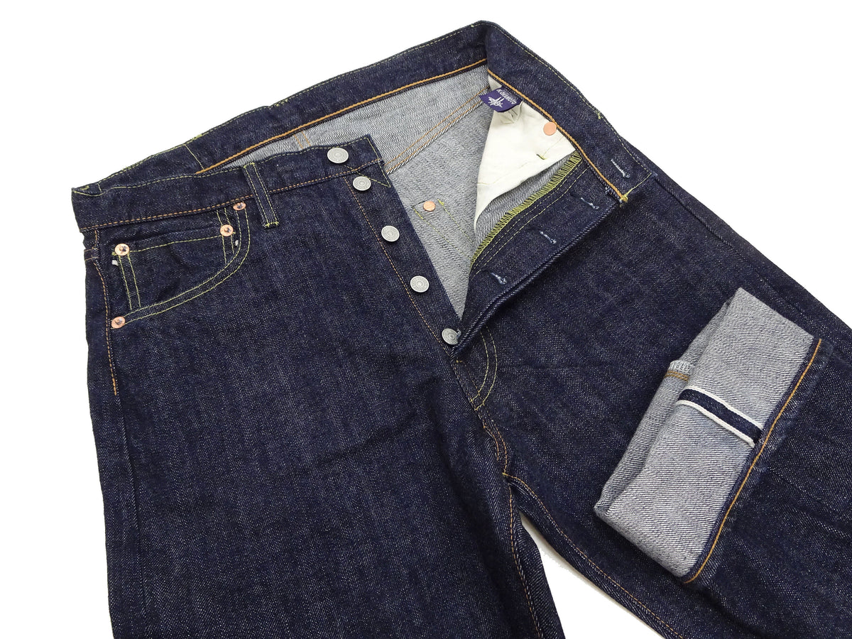 TOYS McCOY Jeans TMP2304 Men's Classic Relaxed Straight Fit One-Washed 13.5 oz. Deep Indigo Denim Pants Lot 675XX