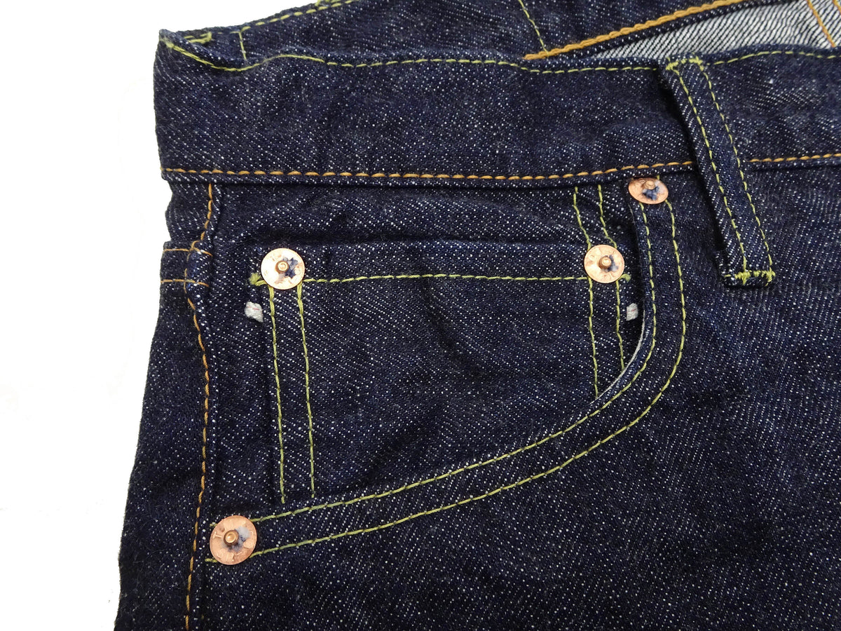 TOYS McCOY Jeans TMP2304 Men's Classic Relaxed Straight Fit One-Washed 13.5 oz. Deep Indigo Denim Pants Lot 675XX