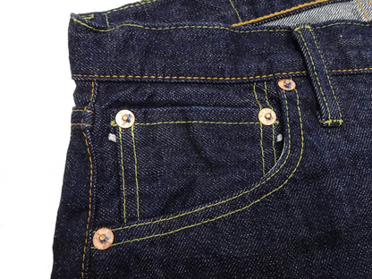TOYS McCOY Jeans TMP2304 Men's Classic Relaxed Straight Fit One-Washed 13.5 oz. Deep Indigo Denim Pants Lot 675XX