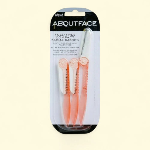 About Face Facial Razors, 3 Beauty Groomers, 3 counts