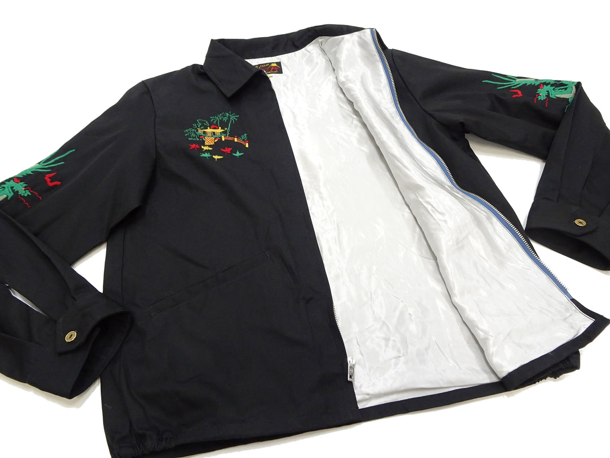 Tailor Toyo Vietnam Jacket - Men's Modern Revival of Viet-Jumper Vietnam Souvenir Jacket / TT15796-119 Black