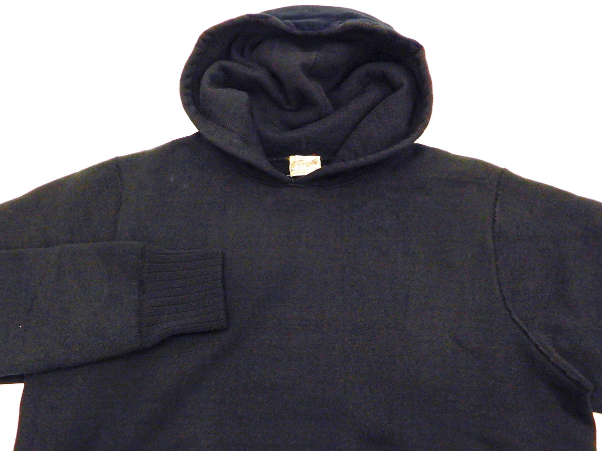 Whitesville Plain Pullover Hoodie Men's Solid Color Hooded Sweatshirt WV67729 Black