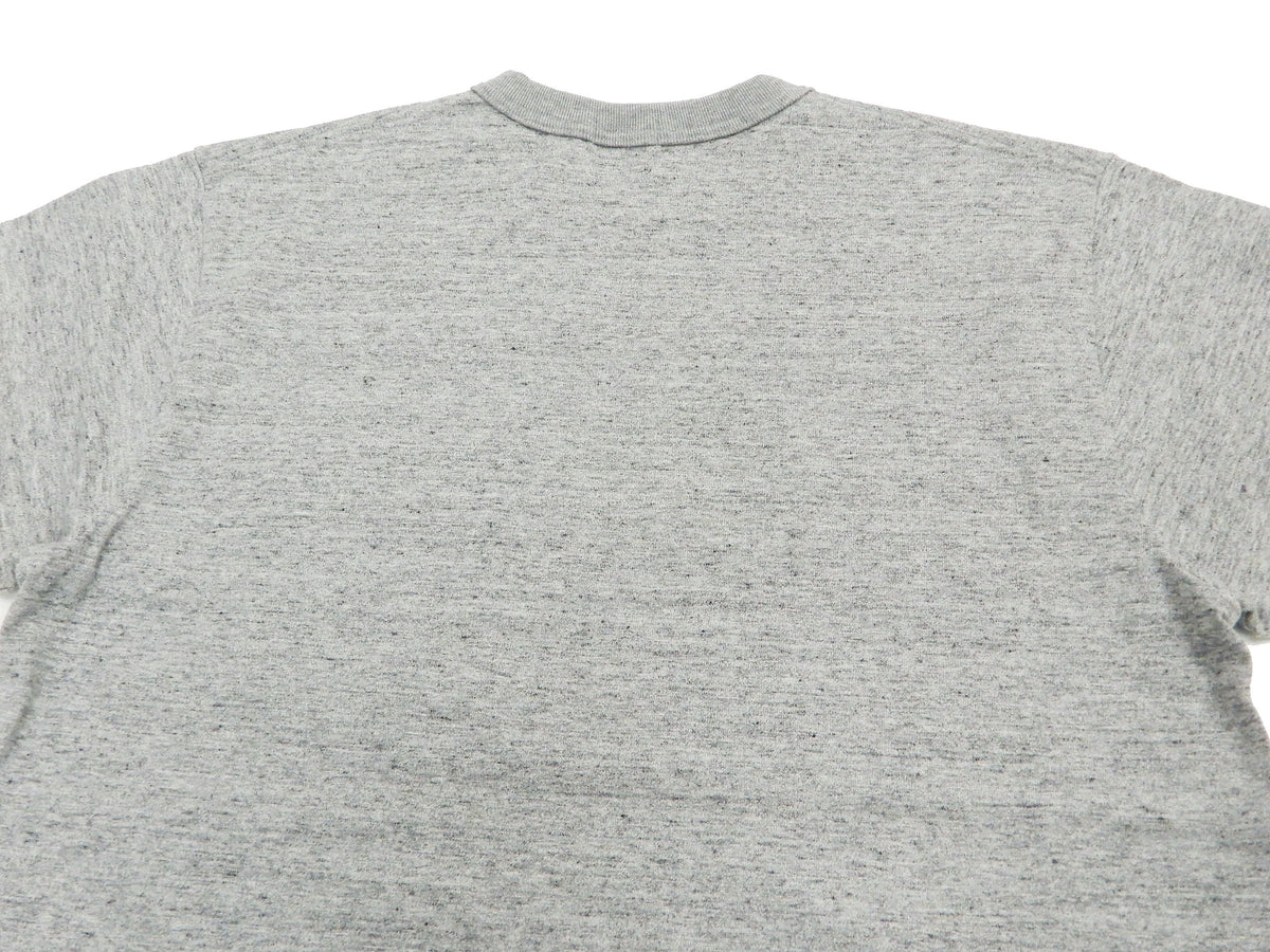Whitesville Men's Plain Pocket T-Shirt - Short Sleeve Crewneck Loopwheel Tee (One-Wash) WV78932 by Toyo Enterprises 113 Heather-Grey